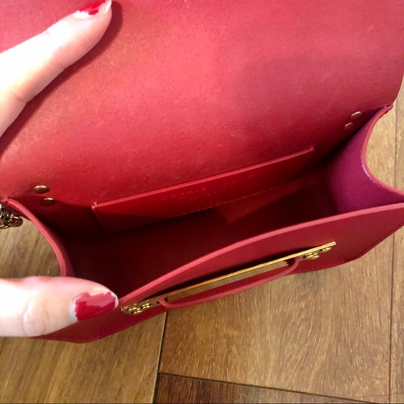 Sophie Hulme Milner Nano Crossbody Bag in Red - Picture 10 of 12